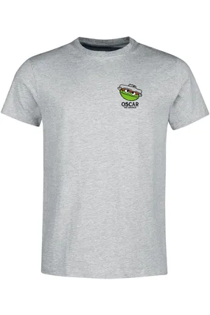 Sesamstraße Oscar - Druck auf der Vorder- und Rückseite T-Shirt