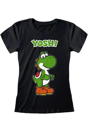 Super Mario Yoshi Name Tag Girl-Shirt