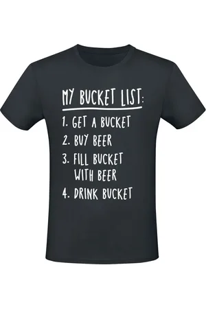 Sprüche My bucket list T-Shirt