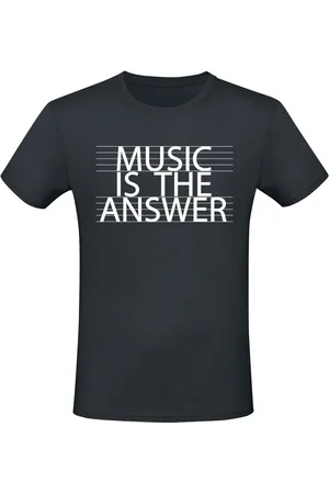 Sprüche Music Is The Answer T-Shirt