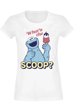 Sesamstraße Cookie Monster - Scoop Girl-Shirt