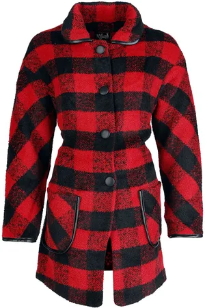 Hell Bunny Manhattan Coat Girl-Mantel
