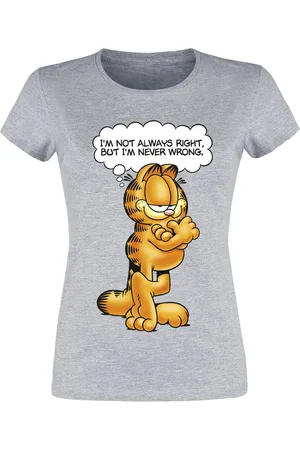 Garfield I´m Not Always Right, But I´m Never Wrong Girl-Shirt