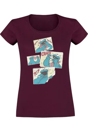 Sesamstraße Cookie Monster - Crunch Crack Girl-Shirt