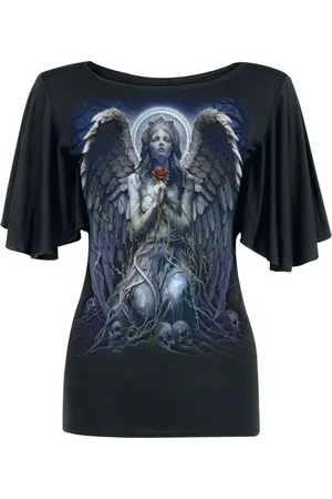 Spiral Grieving Angel Girl-Shirt