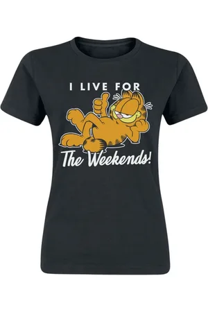 Garfield Live for the Weekend Girl-Shirt