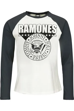 RAMONES Amplified Collection - 3D Crest Baseball-Longsleeve