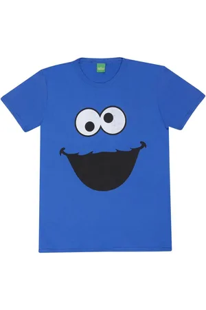 Sesamstraße Cookie Monster Face T-Shirt
