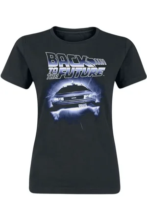 Zurück in die Zukunft Flying Delorean Girl-Shirt