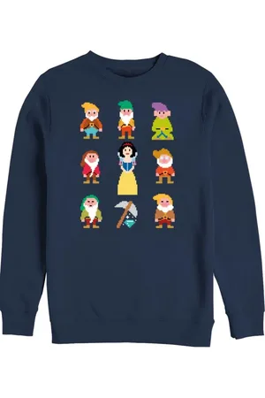 Schneewittchen Pixel Dwarf Girl-Sweat-Shirt