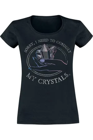 Goodie Two Sleeves Sorry, I Need To Consult My Crystals Girl-Shirt
