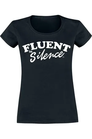 Goodie Two Sleeves Fluent In Silence Girl-Shirt