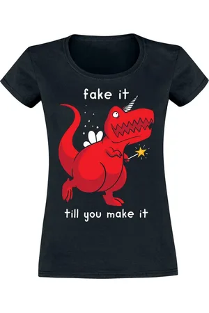Goodie Two Sleeves Fake It Till You Made It Girl-Shirt