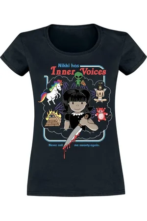 Goodie Two Sleeves Nikki Has Inner Voices Girl-Shirt