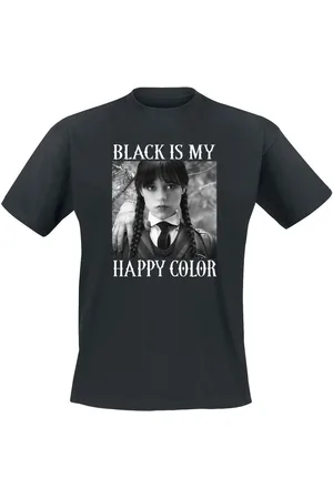 Wednesday Black Is My Happy Colour T-Shirt