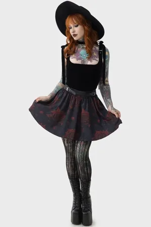 Killstar Blood Rose Skirt Rock