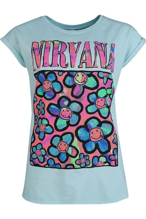 Nirvana Coloured Flowers Girl-Shirt