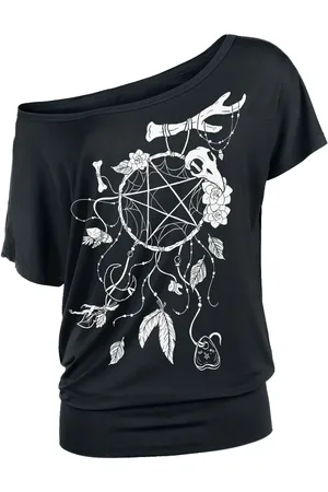 Gothicana T-Shirt With Dream Catcher Print Girl-Shirt