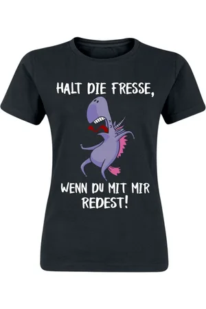Sprüche Halt die Fresse, wenn du mit mir redest! Girl-Shirt