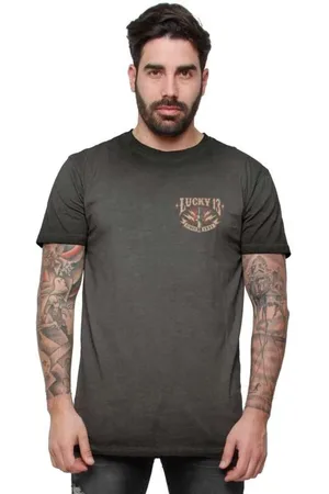 Lucky 13 Amped Tee Washed T-Shirt