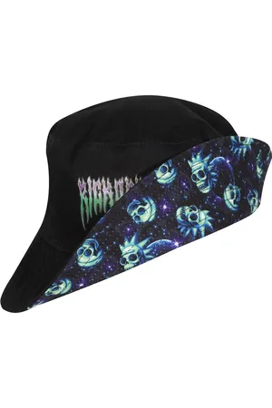 Rick and Morty Neon Skull Bucket Hat Hut