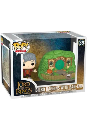 Herr der Ringe Bilbo Baggins with Bag-End (Pop Town!) Vinyl Figur 39 Sammelfigur