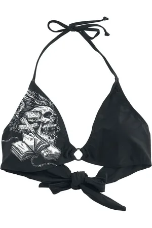 Rock Rebel Bikinioberteil mit Skull Print Bikini-Oberteil