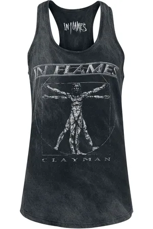 IN FLAMES Clayman Vitruvian Girl-Top
