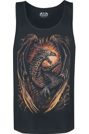 Spiral Dragon Furnace Tank-Top