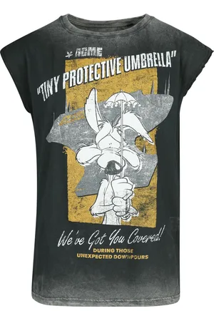 LOONEY TUNES Coyote - Tiny Protective Umbrella Tank-Top
