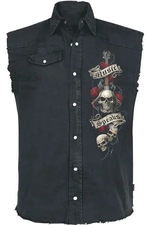 Spiral Unspoken Sleeveless Workershirt