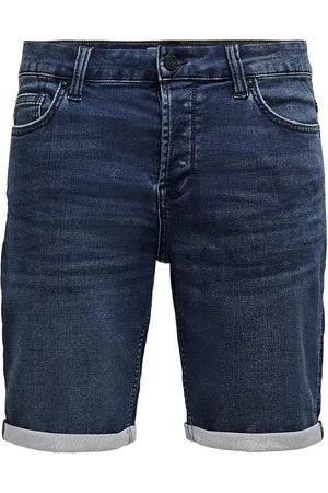 Only & Sons ONSPly Life Reg D Blue Slim Fit Shorts