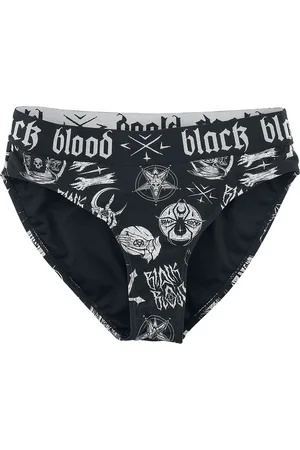EMP Bikiniunterteil mit Okkulten Symbolen Bikini-Slip