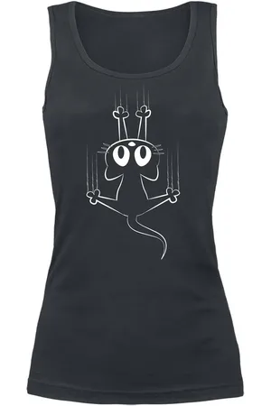 Tierisch Slipping Cat Girl-Top