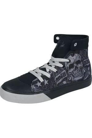 Rock Rebel Sneaker with Old School Cyber Skull Sneaker