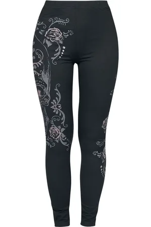 Rock Rebel Leggings mit Skull Print Leggings