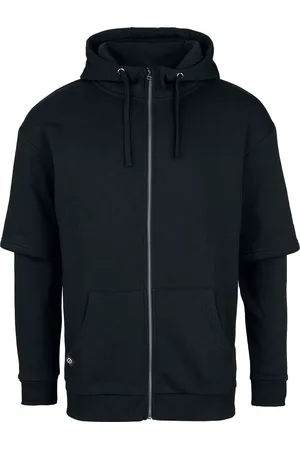 RED by EMP Double Layer Look Zipped Hoodie Kapuzenjacke