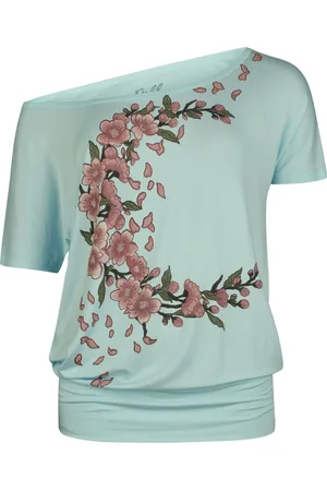 Full Volume T-Shirt With Flower Spree Girl-Shirt