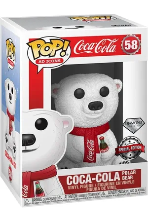 Coca-Cola Ad Icons - Polar Bear (Diamond Glitter) Vinyl Figur 58 Sammelfigur