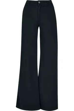 Urban classics Ladies High Waist Wide Leg Chino Pants Girl-Hose