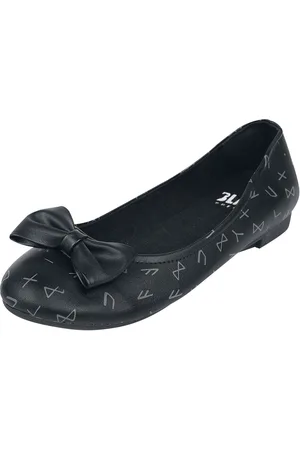 EMP Ballerinas mit Schleife und Print Ballerinas