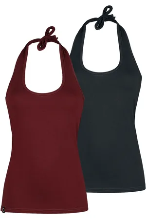 RED by EMP Doppelpack Neckholder Tops Girl-Top