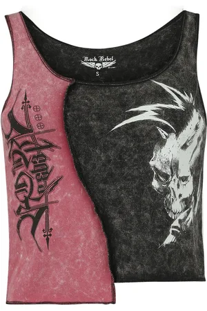 Rock Rebel Cropped Top Girl-Top