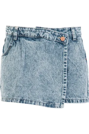 Sublevel Ladies Denim Pantskirt Girl-Shorts