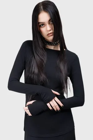 KIHILIST by KILLSTAR Veilsin Top Girl-Longsleeve