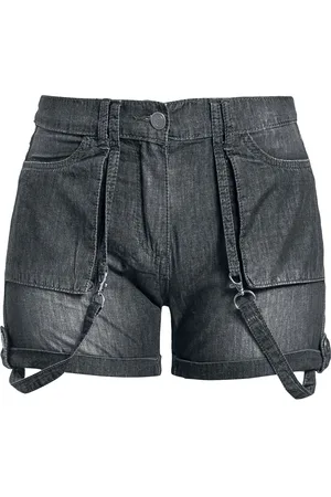EMP Shorts mit Rockhand Stickerei Girl-Shorts