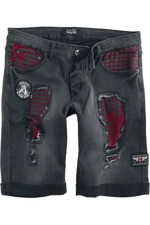 Rock Rebel Shorts with destroyed Details Shorts