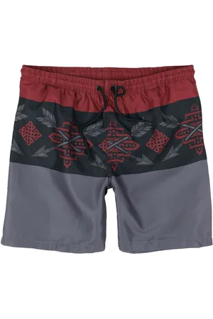 EMP Tricolor Swim Shorts with Arrow Print Badeshorts