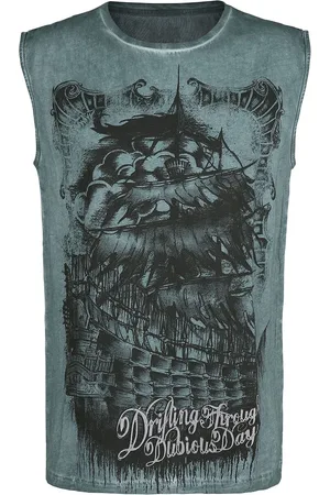 EMP Tank-Top mit Waschung und Print Tank-Top