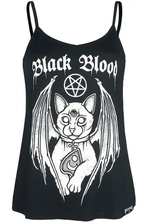 EMP Top mit Demonic Cat Girl-Top
